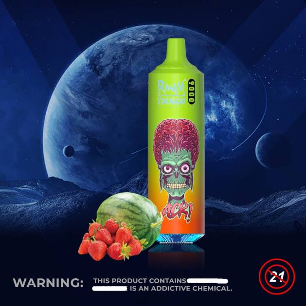 RandM Tornado 9000 vape pod zariadenie 1ks verzia 1 TV4Z128 - RandM online shop - jahodový melón