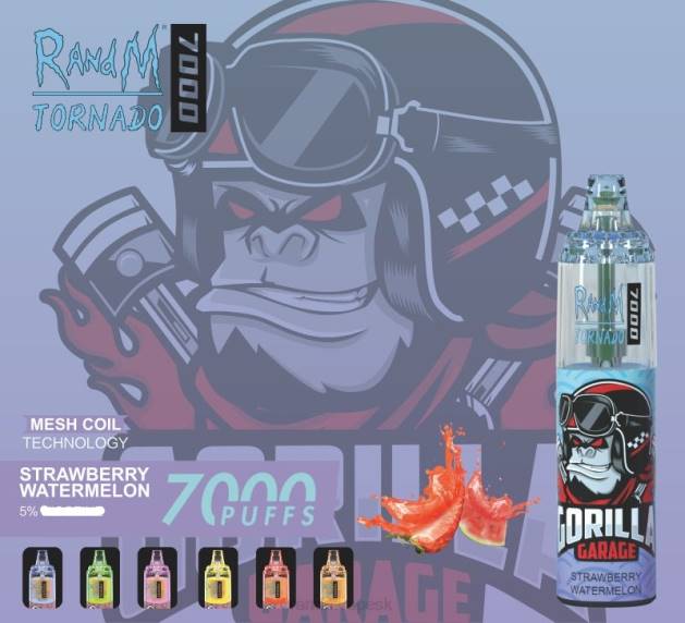 RandM Tornado 7000 vape zariadenie na reguláciu prietoku vzduchu 1ks TV4Z178 - RandM online shop - jahodový melón